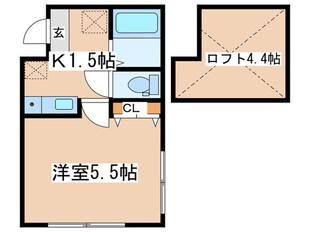 カレッジパ－ク向ヶ丘遊園の物件間取画像